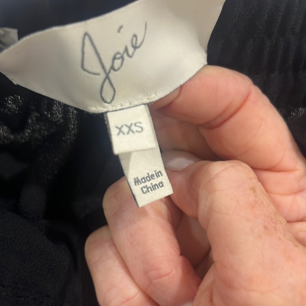 Joie xxs black knit fabric at ankle mint JOGGERS